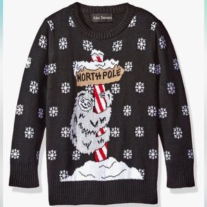 🖤 Alex Stevens Boys' Sloth Pole Sweater